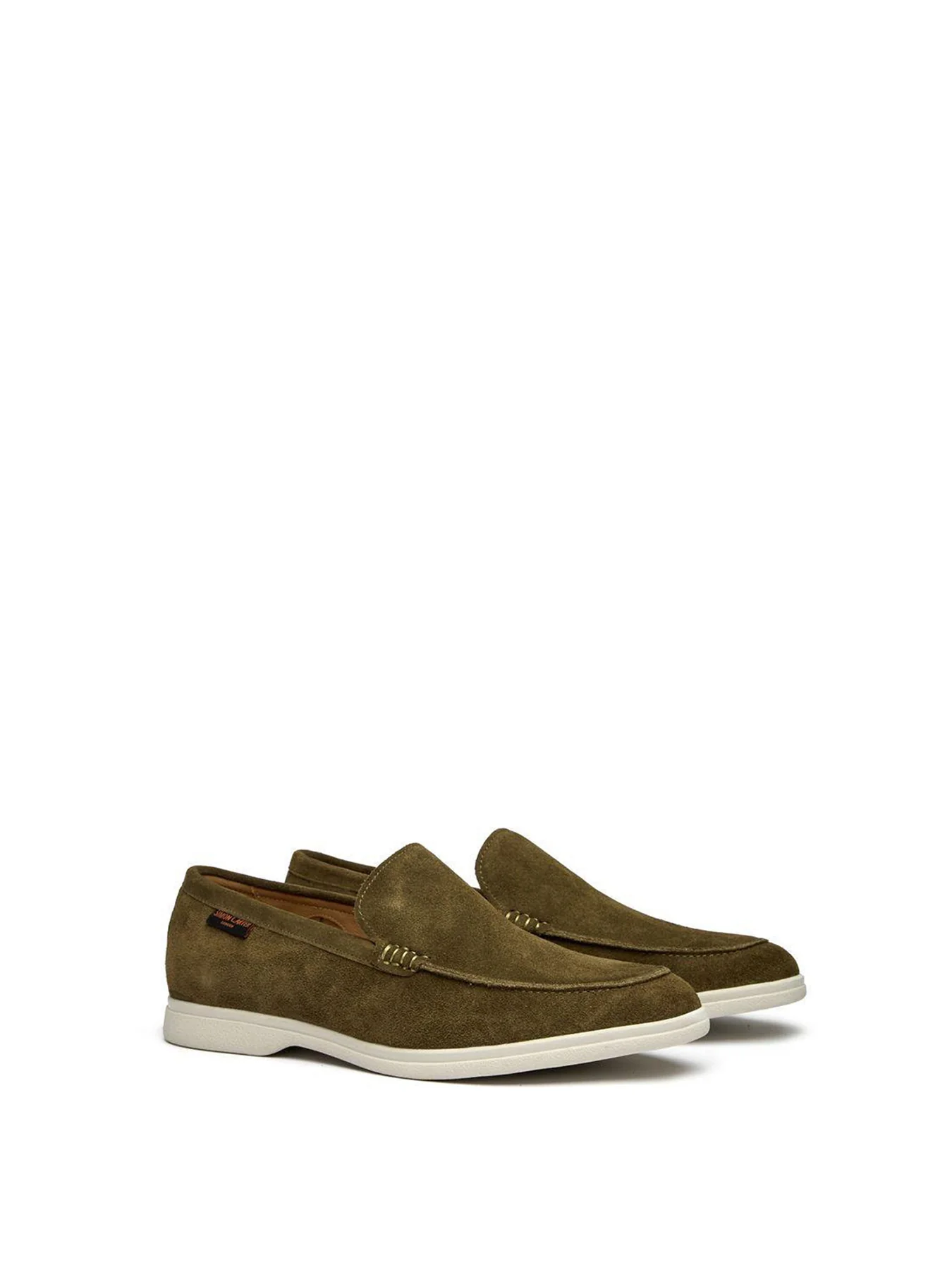 Simon Carter Tanius Slip On Shoes Olive - Image 2