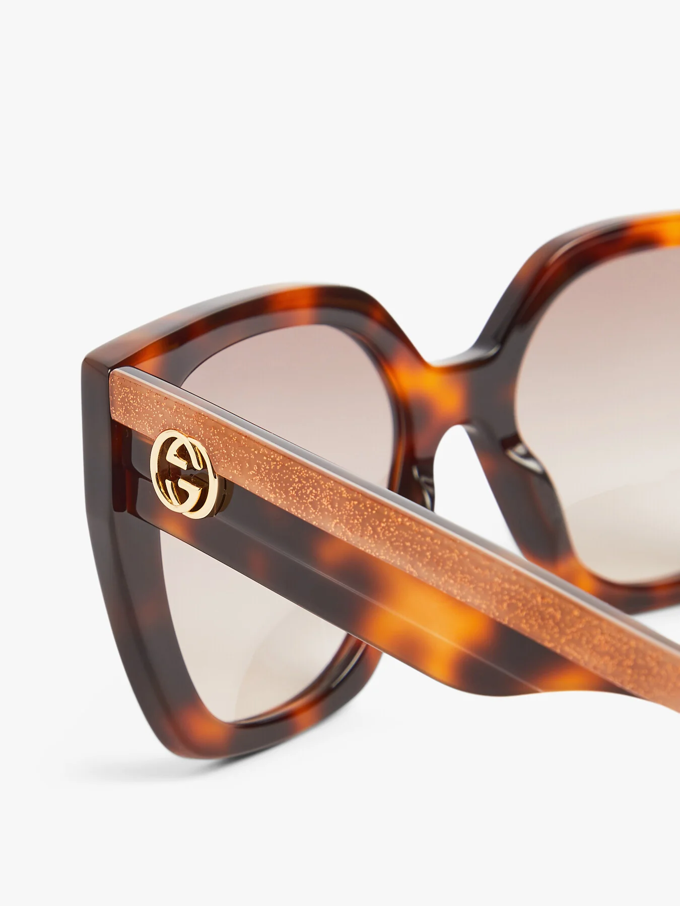 GG1300S Gucci Stripe Recycled Acetate Sunglasses - Image 4