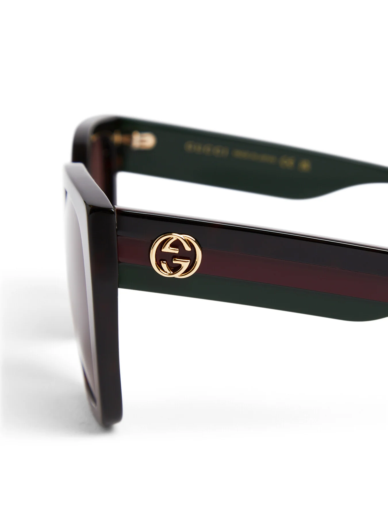 GG1300S Gucci Stripe Recycled Acetate Sunglasses - Image 4