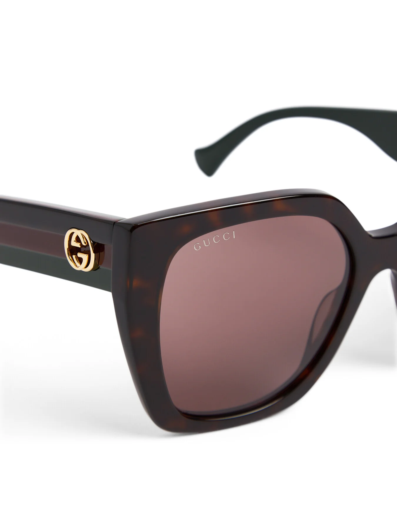 GG1300S Gucci Stripe Recycled Acetate Sunglasses - Image 5