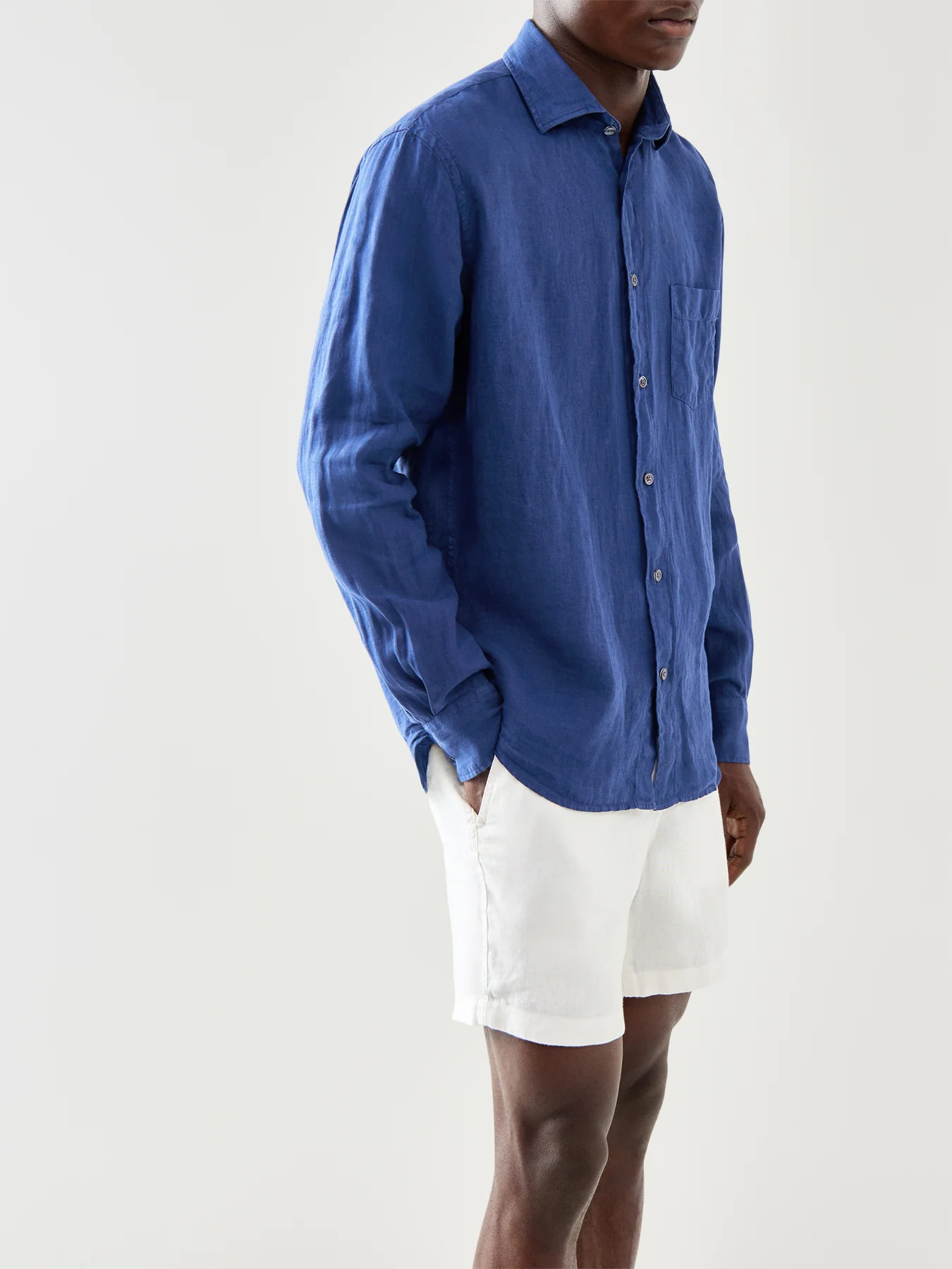 Classic Linen Paul Pat Woven Shirt - Image 4