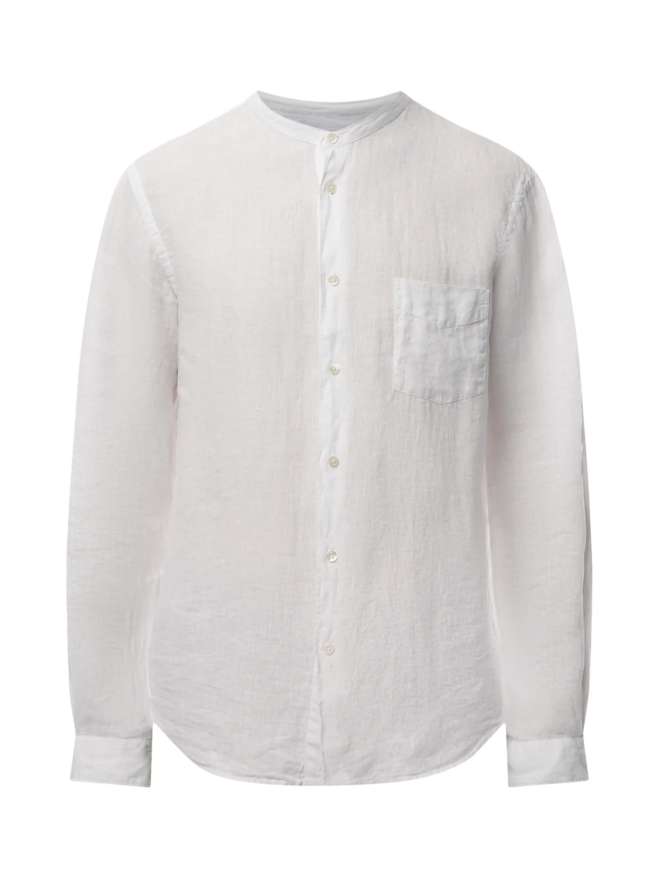 Collarless Premium Pat Woven Shirt
