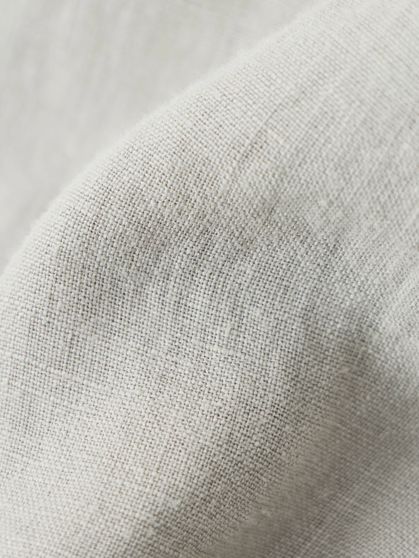 Patterned Linen Shirt Green - Image 3