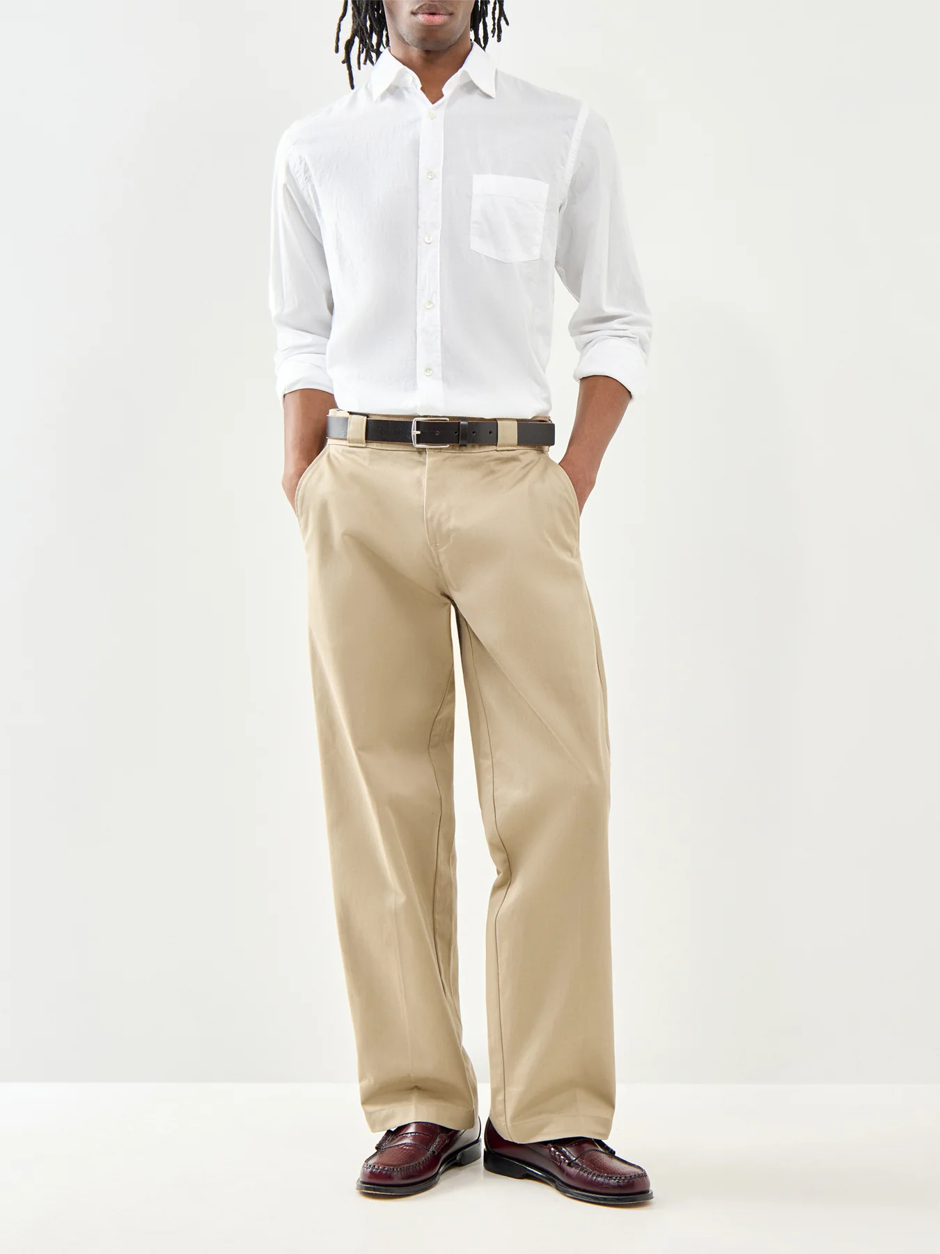 Patterned Shirt White - Image 2