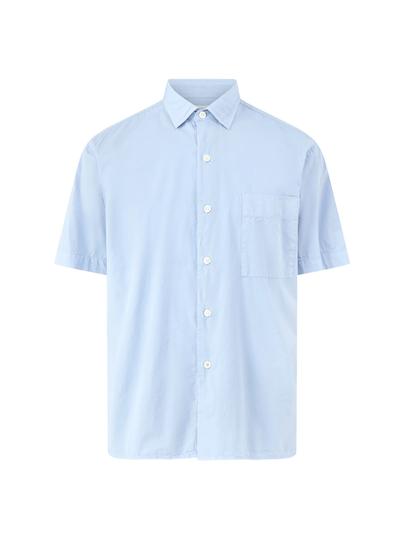 Patterned Shirt Blue