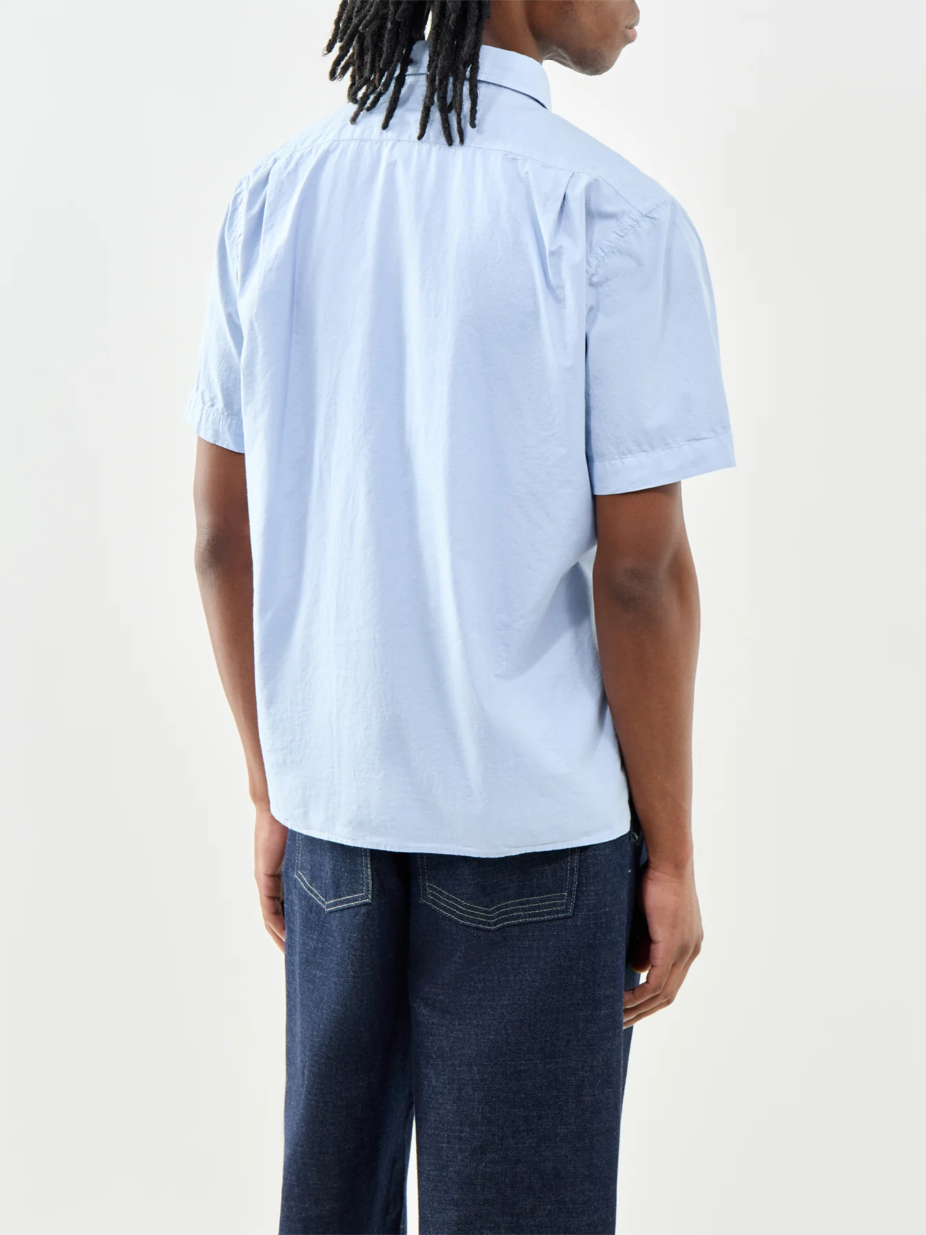 Patterned Shirt Blue - Image 5