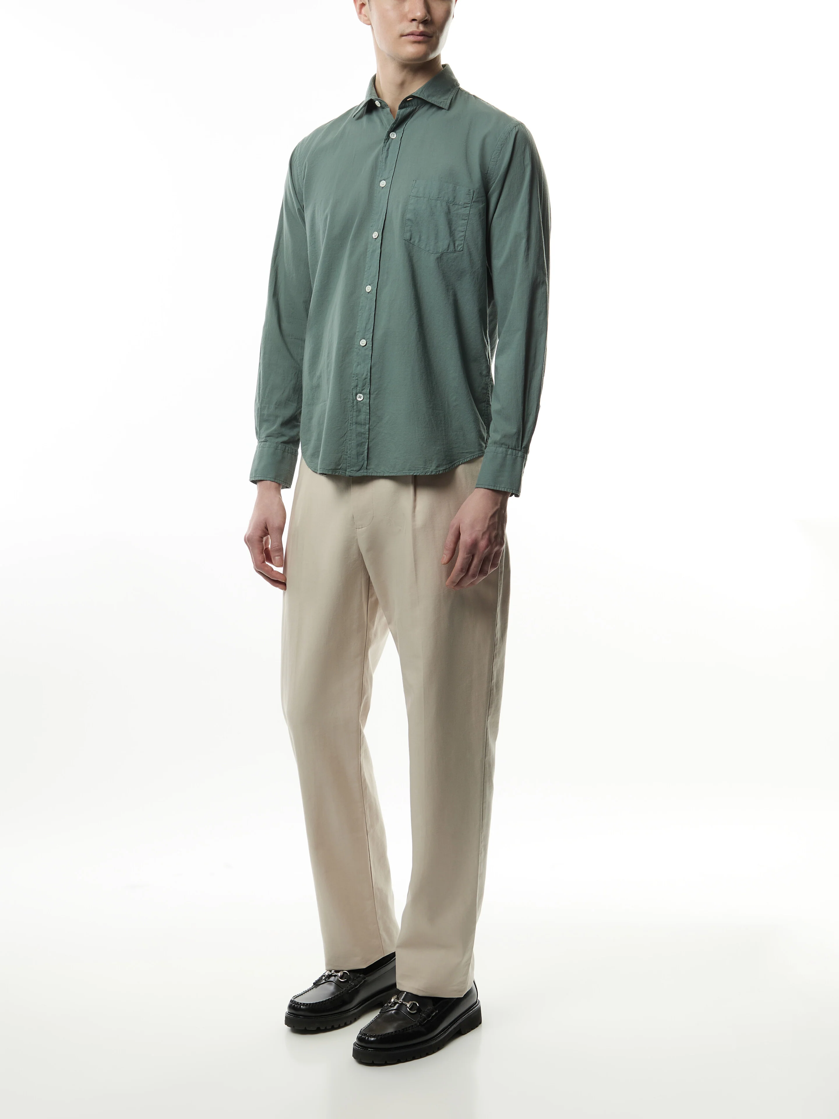 Summer Voile Paul Pat Men Woven Shirt - Image 2