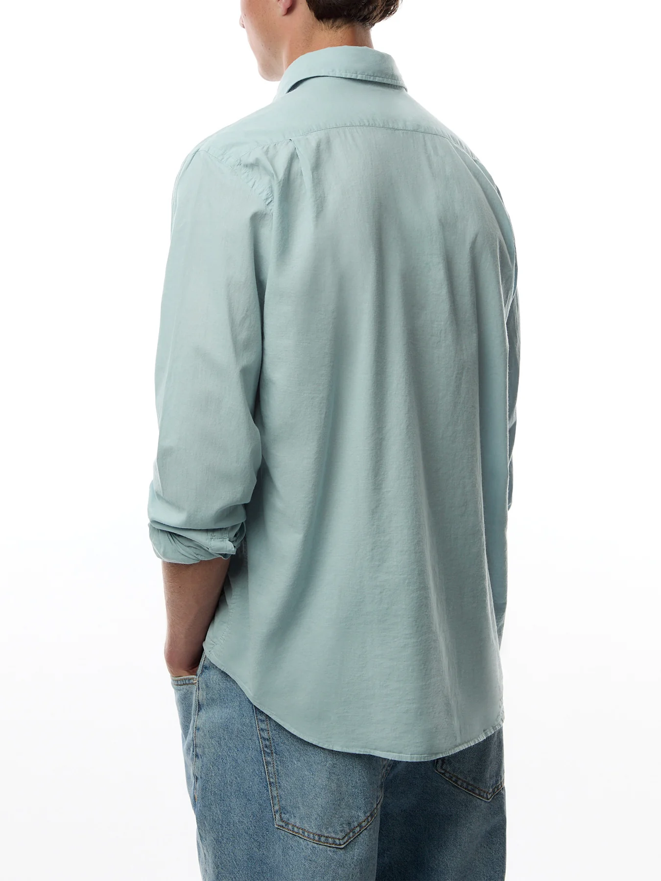 Summer Voile Paul Pat Men Woven Shirt - Image 5