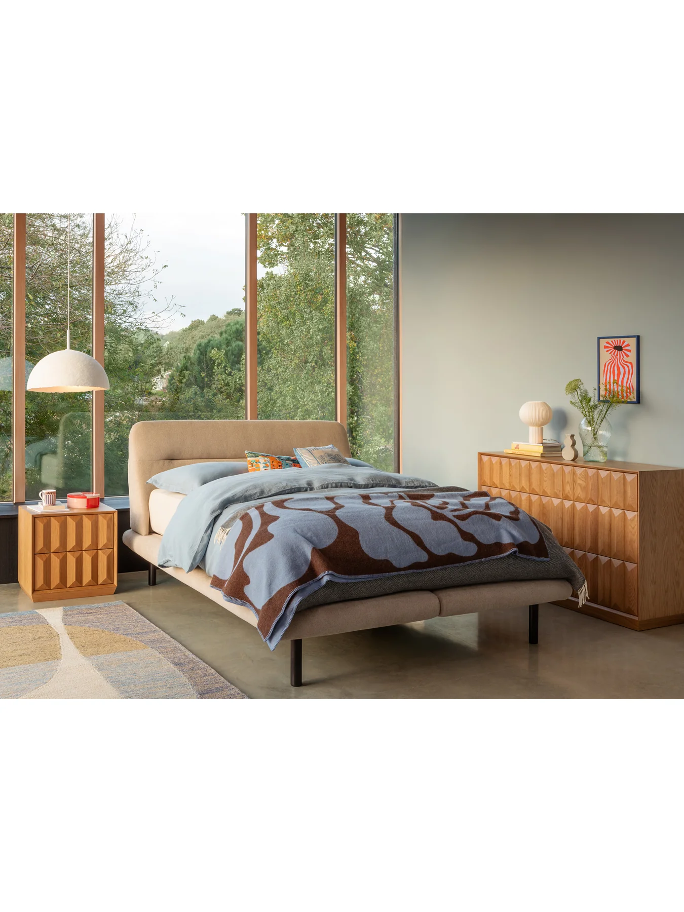 Wilton 6 Drawer Chest Oak - Image 4