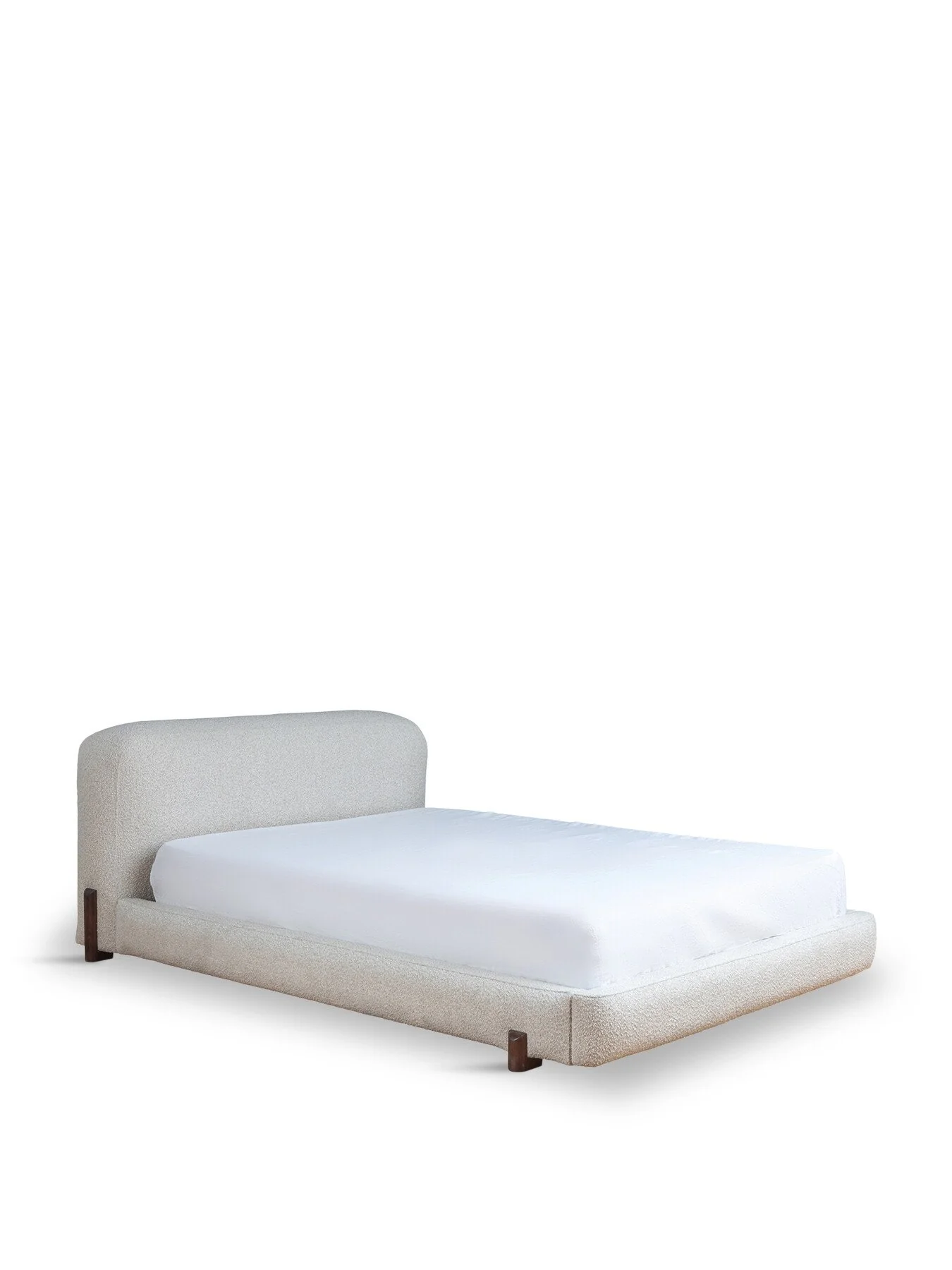Heal’s Nuvola King Bed Chunky Bouclé Ecru