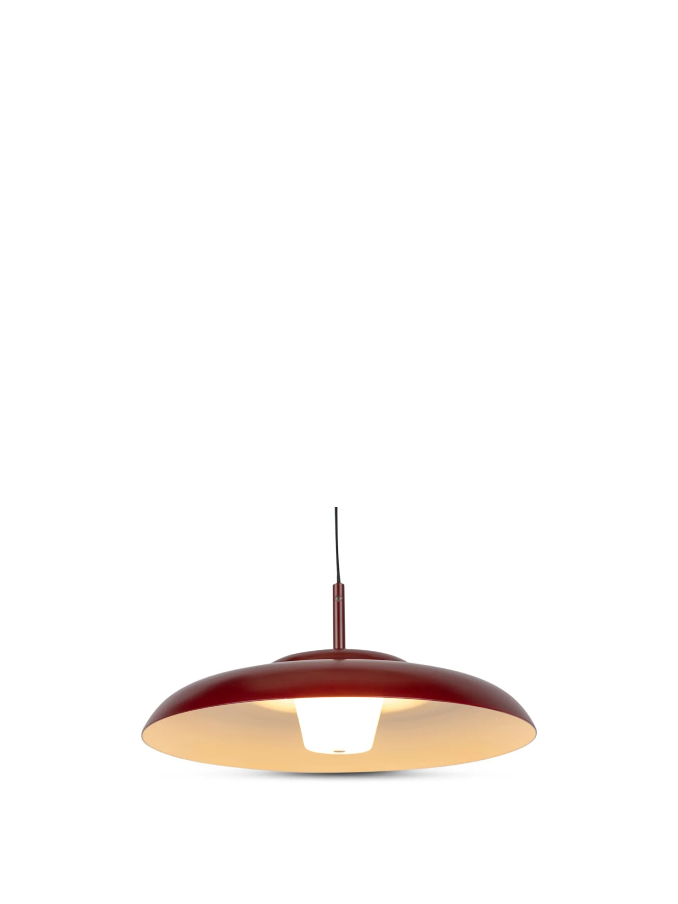Diner LED Metal Pendant Large Ruby - Image 3
