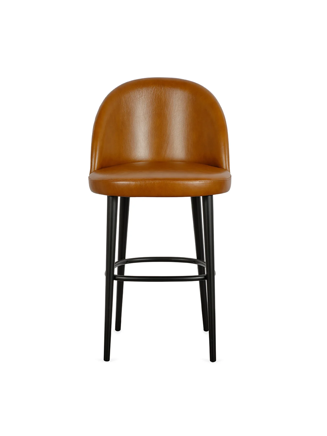 Tan Austin leather bar stool