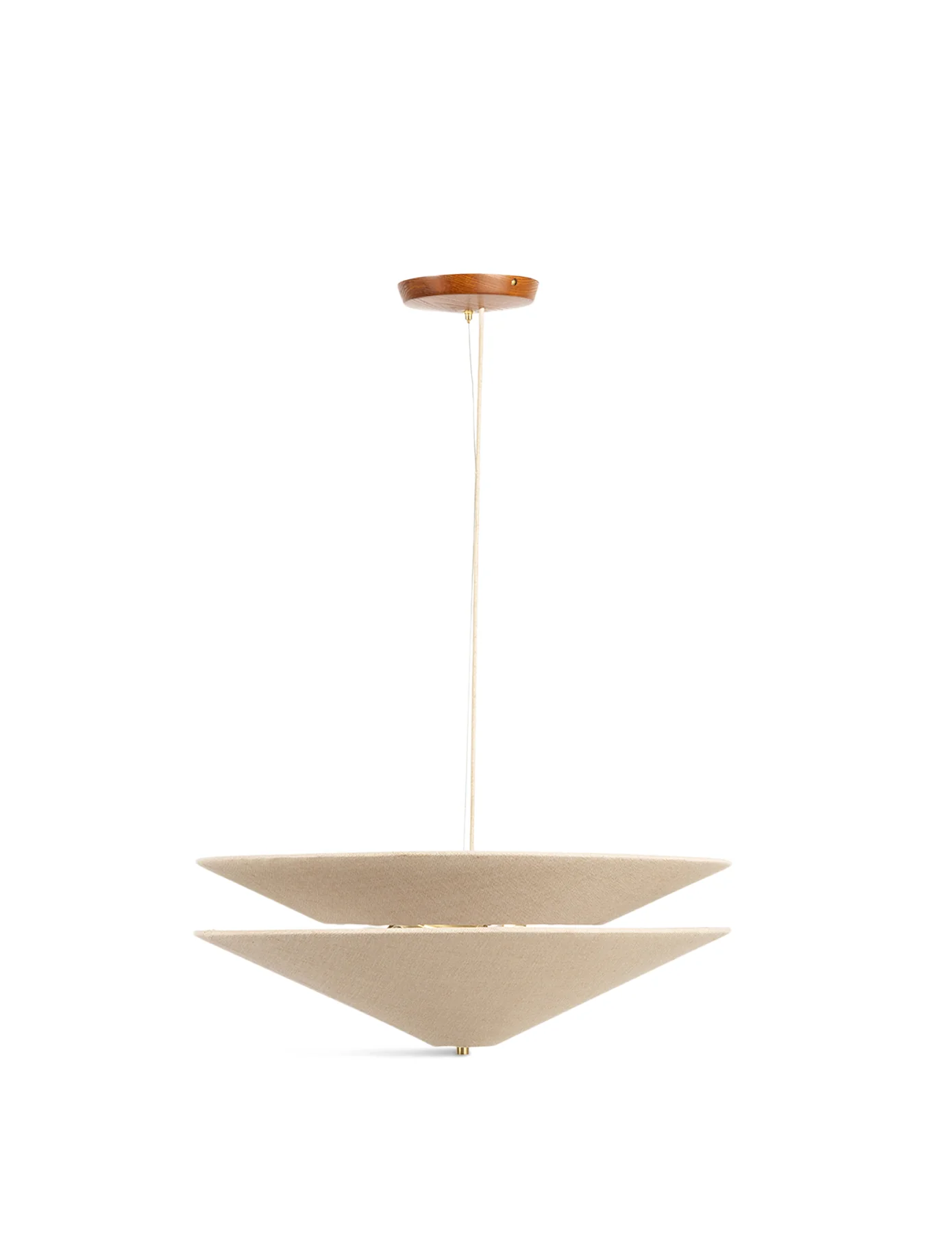 Osaka 2 Tiered Pendant Natural