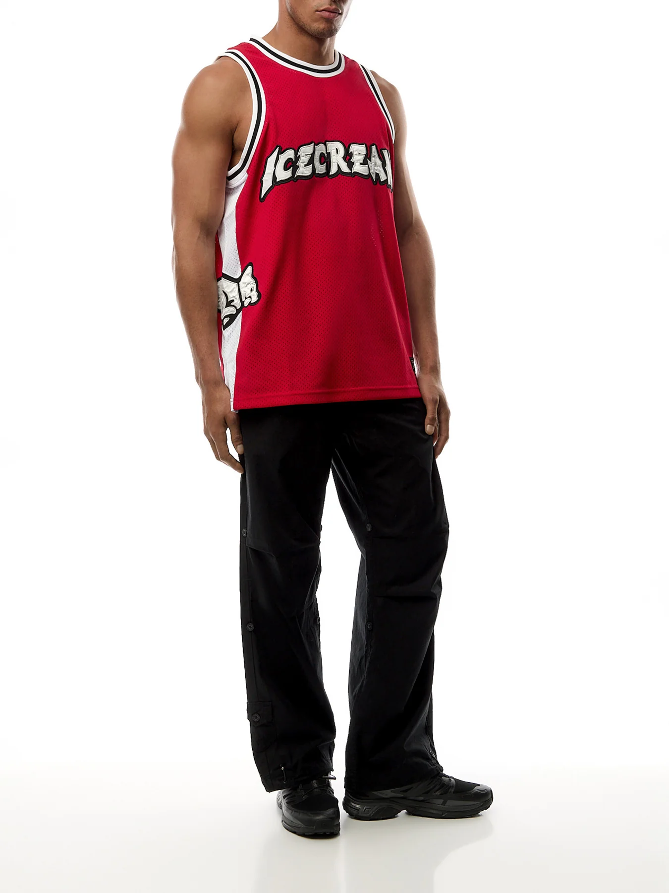 Running Puppy Applique Basketball Vest - Image 2