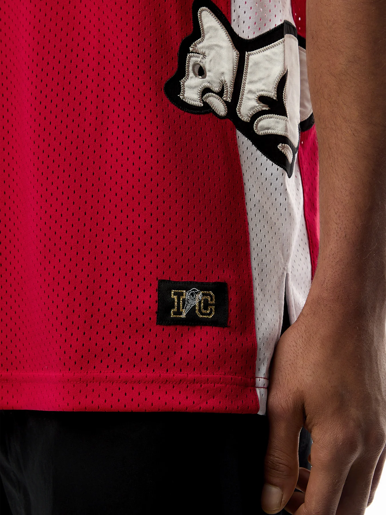 Running Puppy Applique Basketball Vest - Image 3