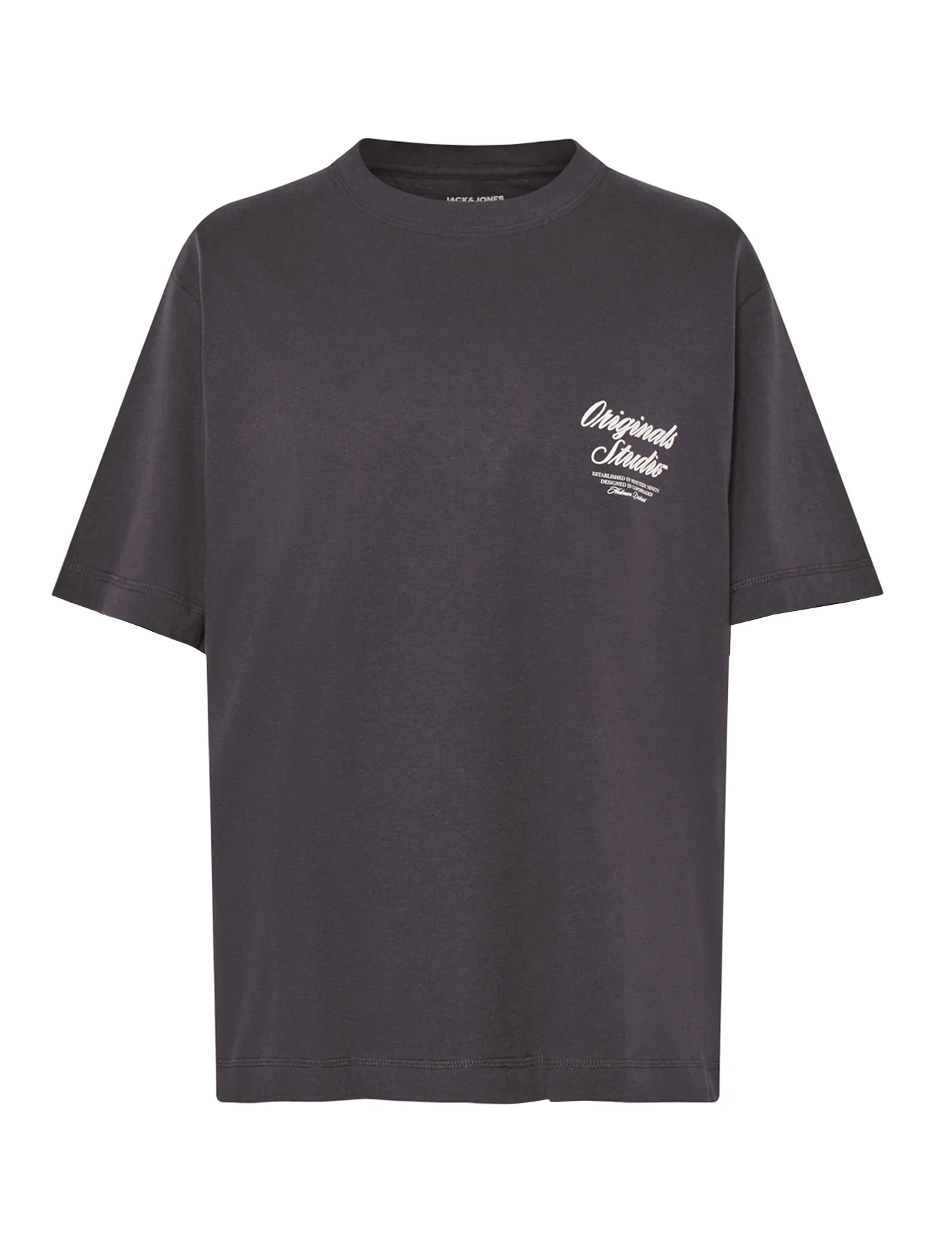 Typo Graphic T-shirt Grey