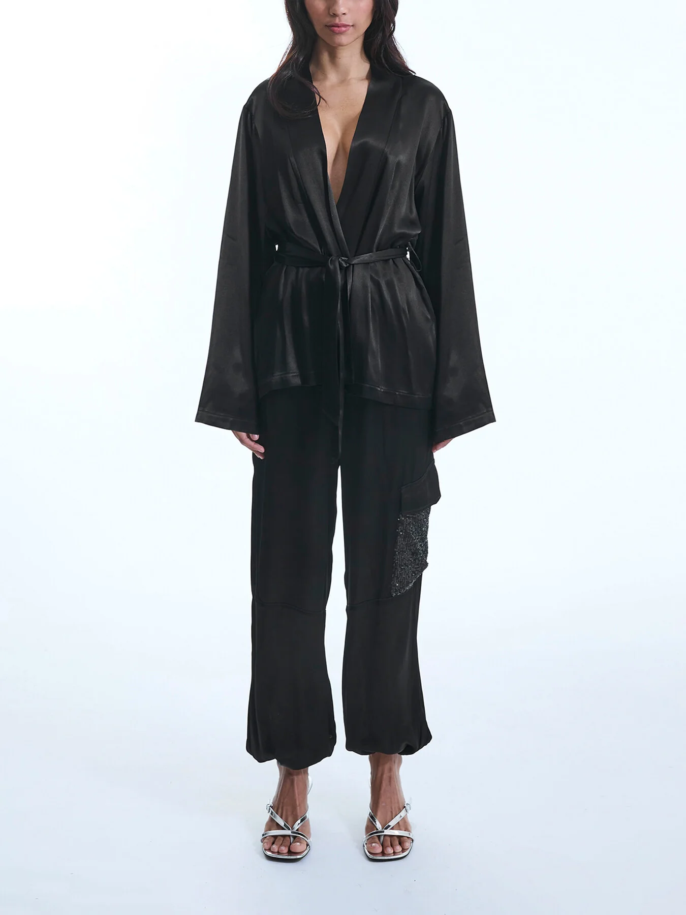 Belted Tulle Jacket - Image 2