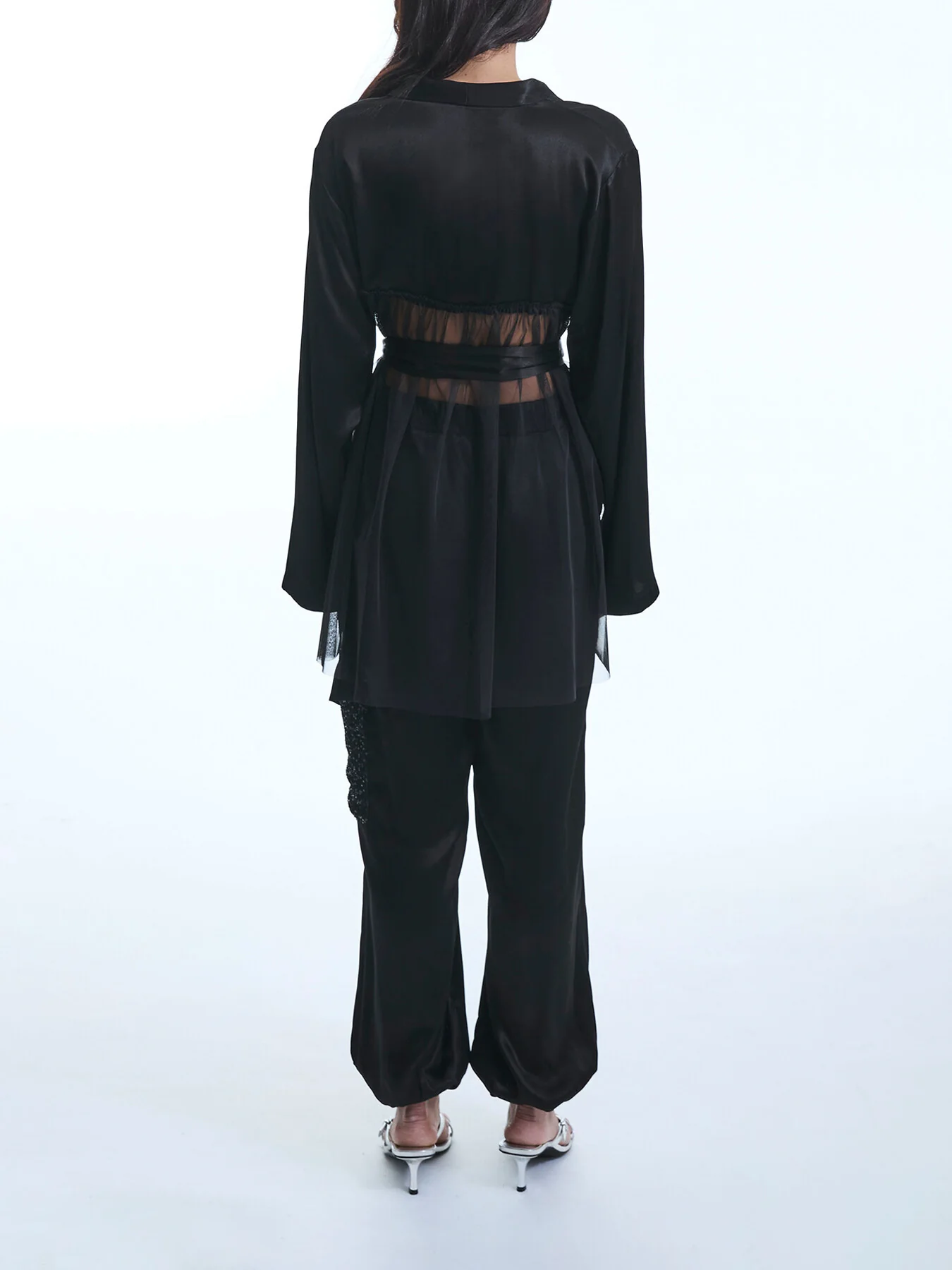 Belted Tulle Jacket - Image 4