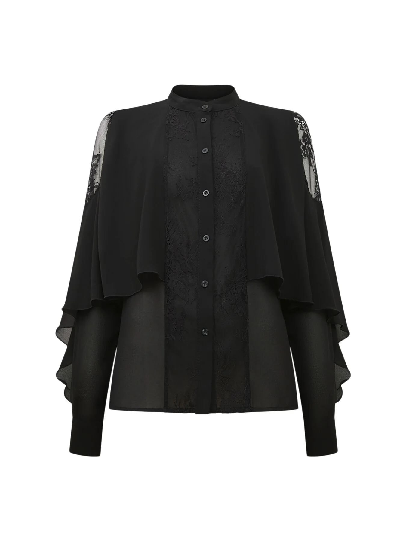 Lace Front Detail Shirt