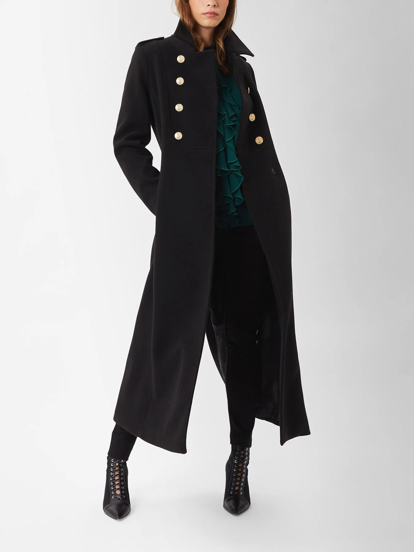 Long Military Coat - Image 2