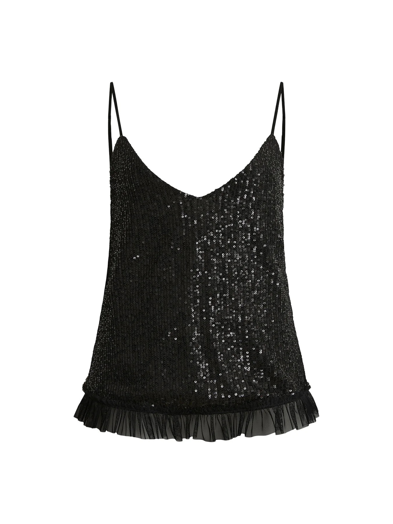 Paillette Vest Top