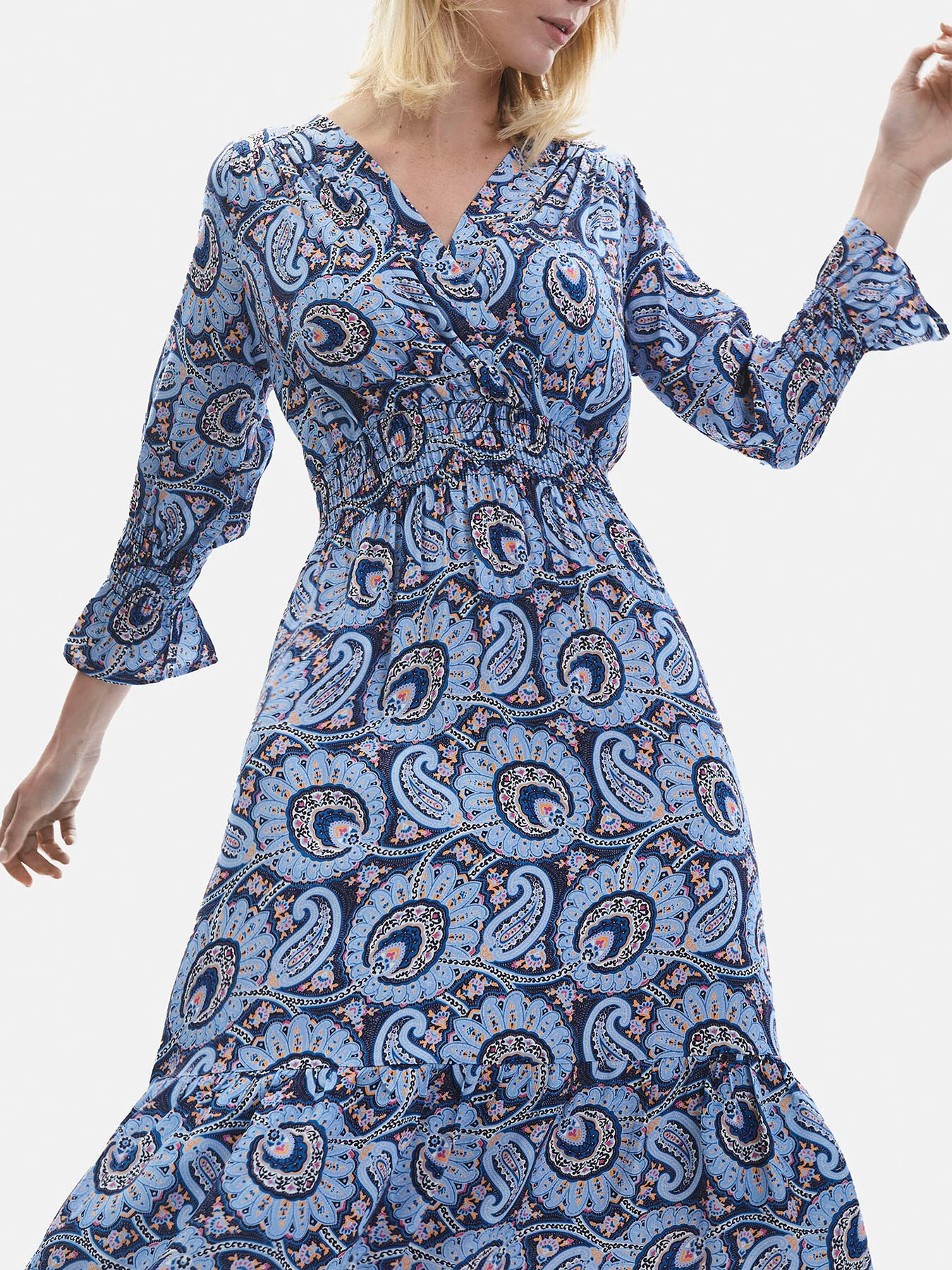 Tiered Midi Dress - Image 4