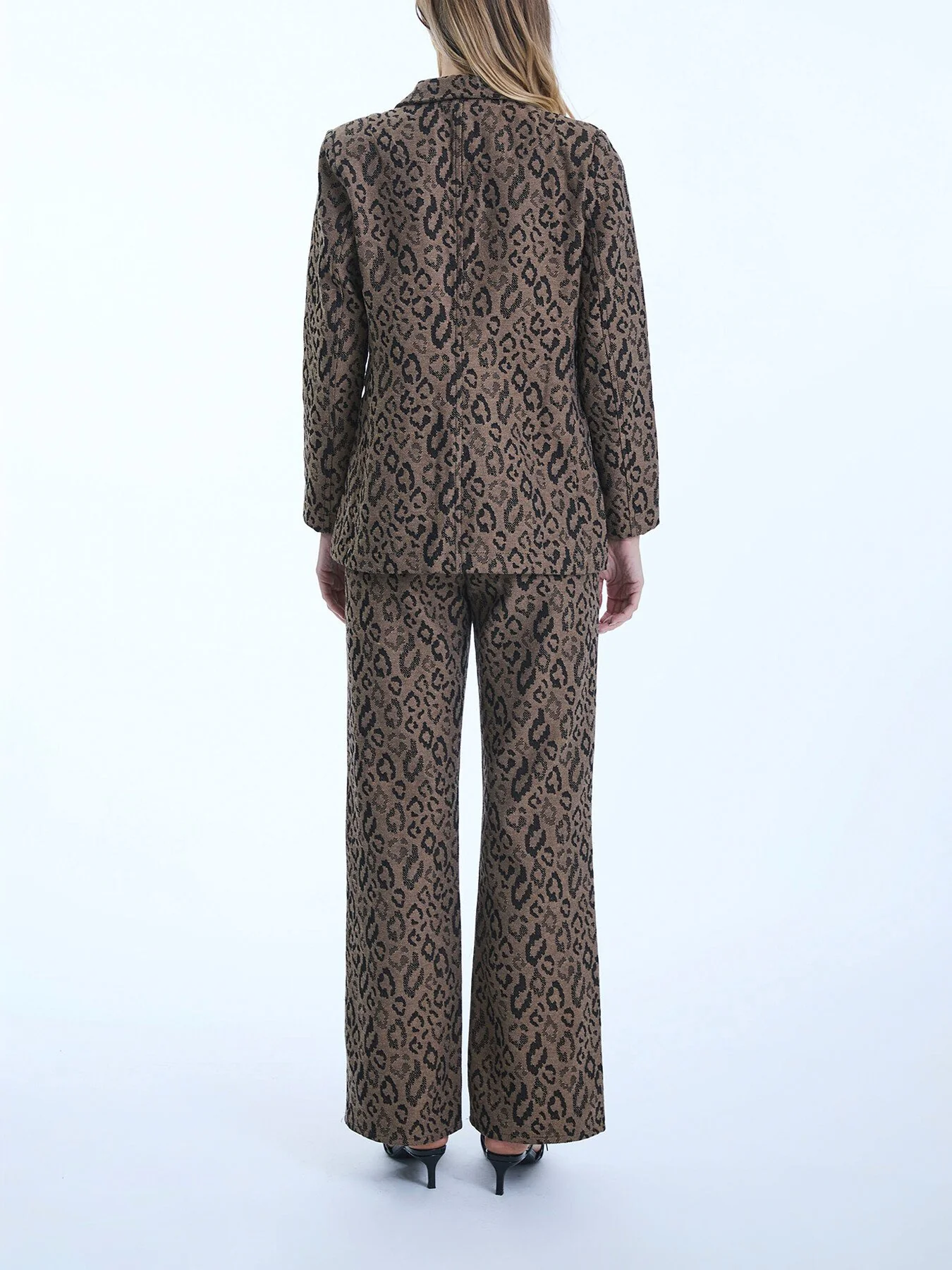 Leopard Print Detail Blaser - Image 4