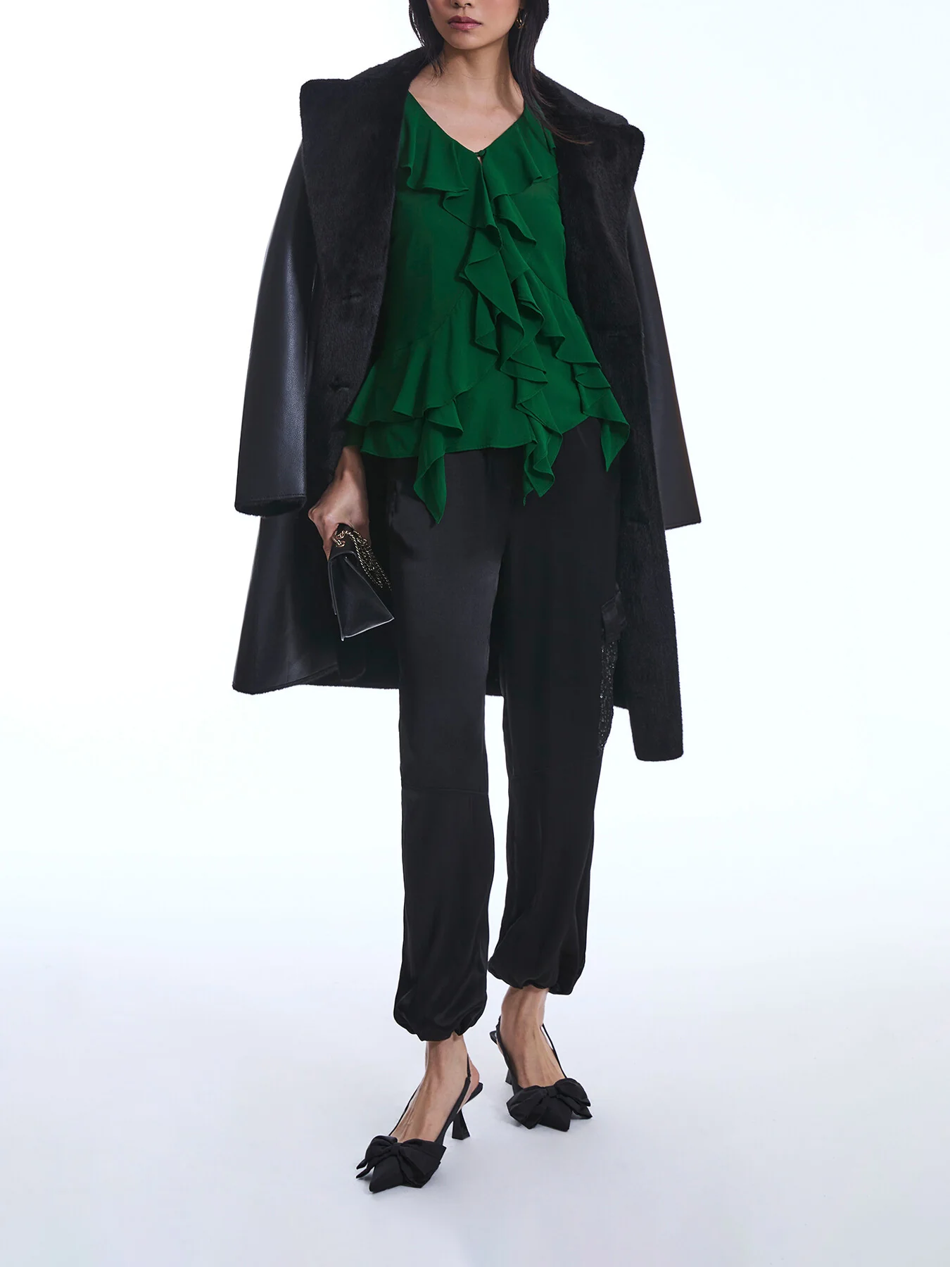 Chiffon Ruffle Shirt - Image 4