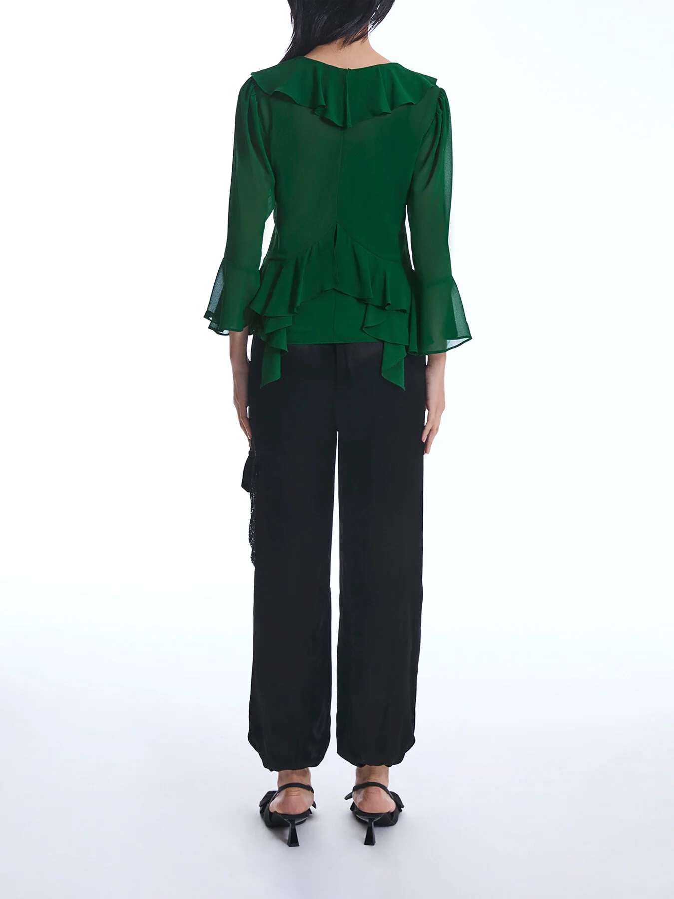 Chiffon Ruffle Shirt - Image 5
