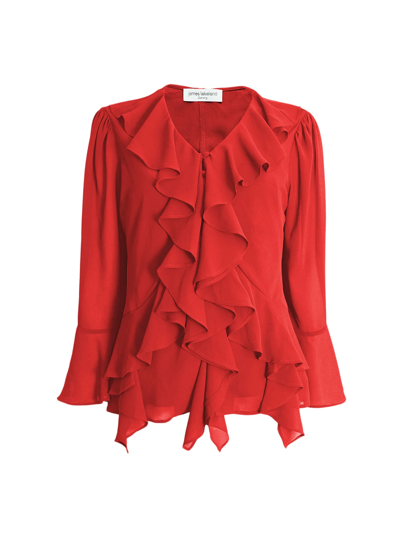 Chiffon Ruffle Shirt