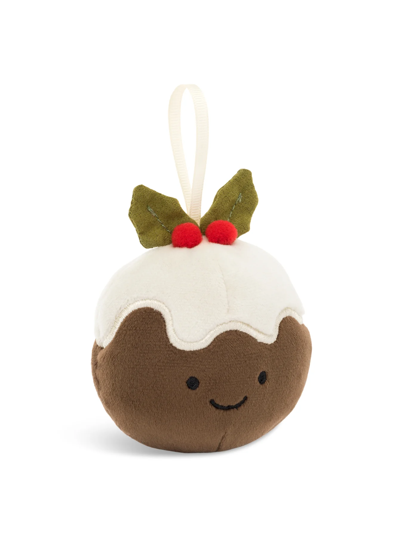 Festive Folly Christmas Pudding Hanging Decoration