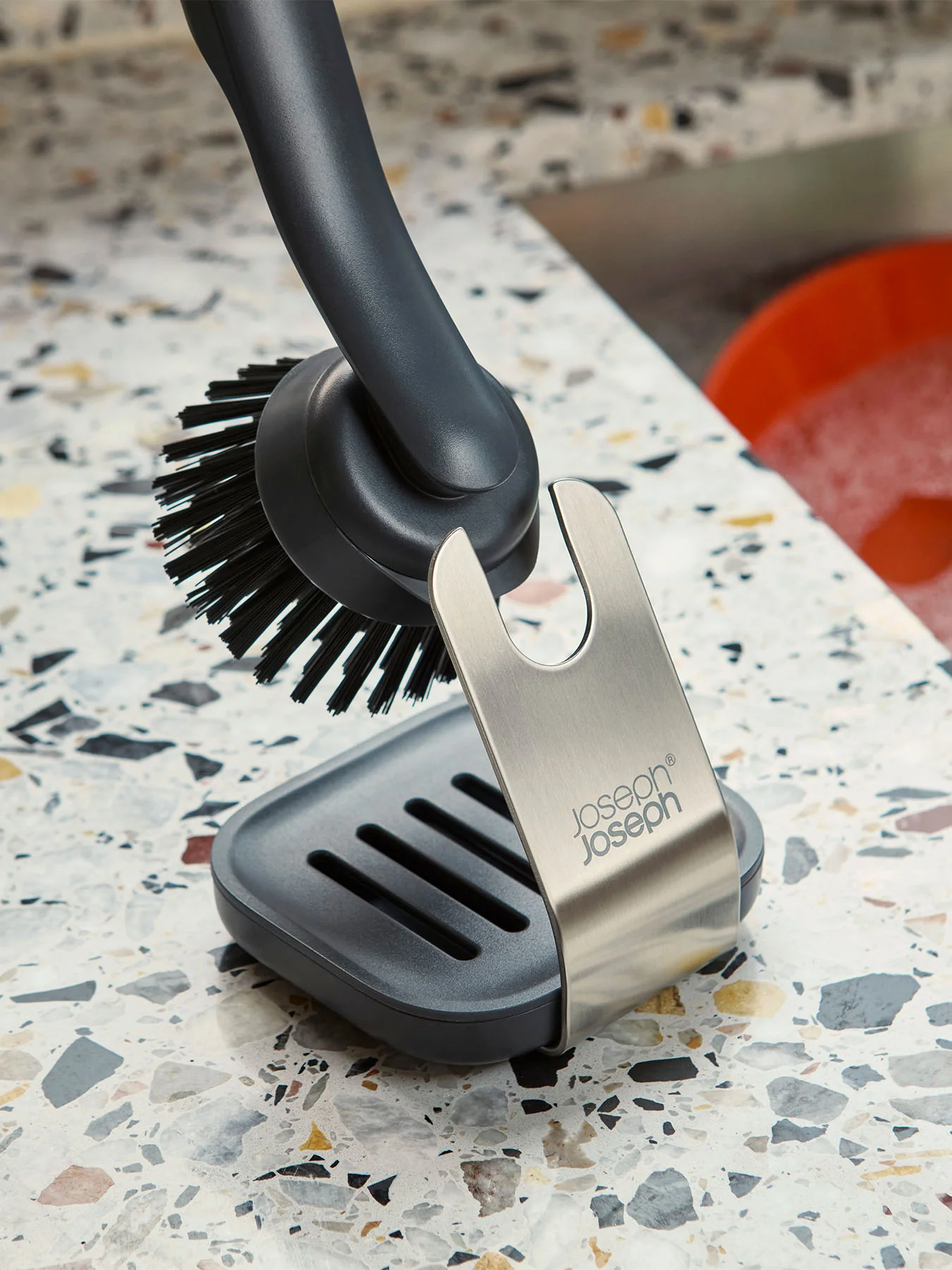 SinkTech Washing Up Brush With Stand - Image 4