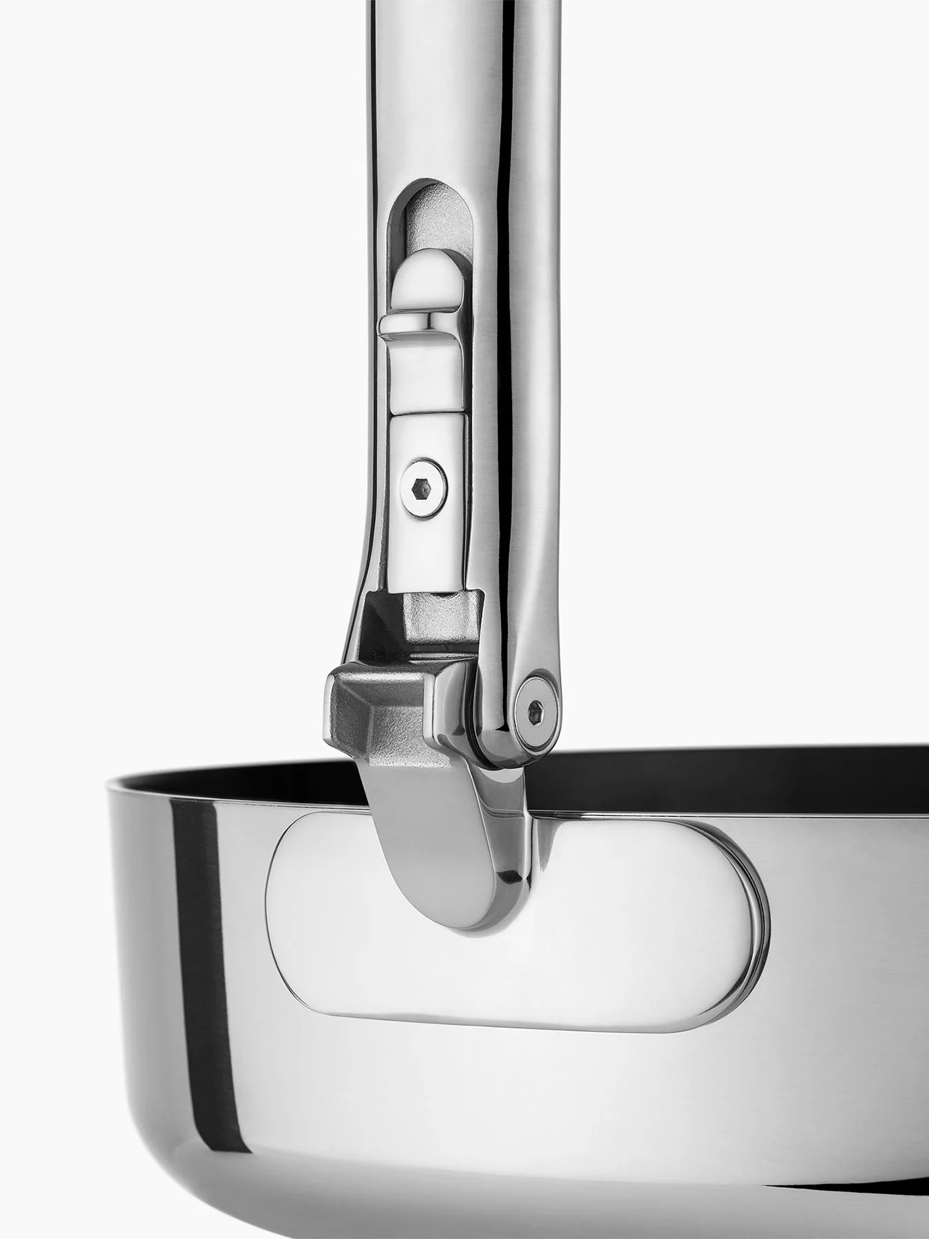 Space Steel Stainless Steel Set of 2 Fry Pan Set - Image 3