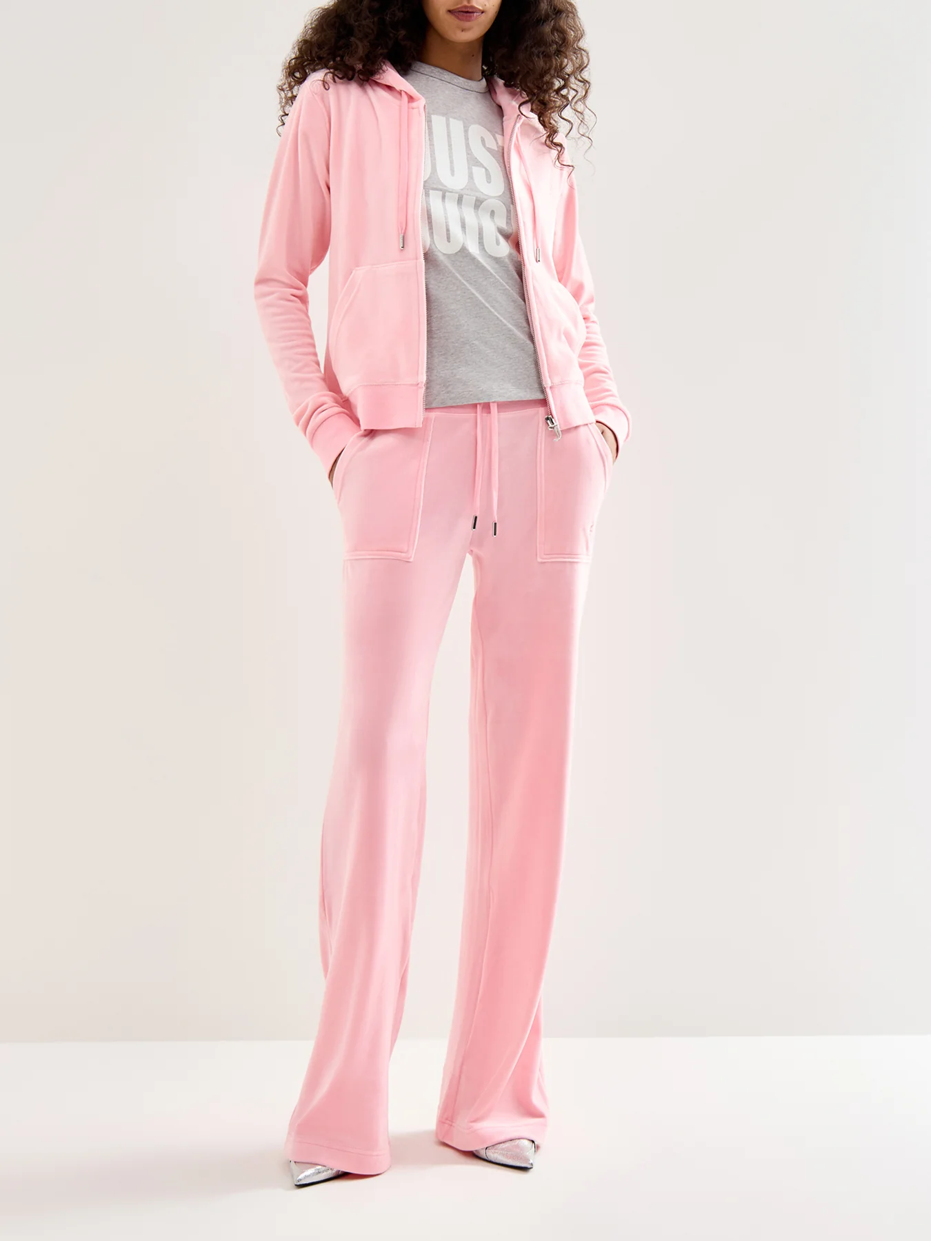 Layla Sweat Pants Juicy Pink - Image 2