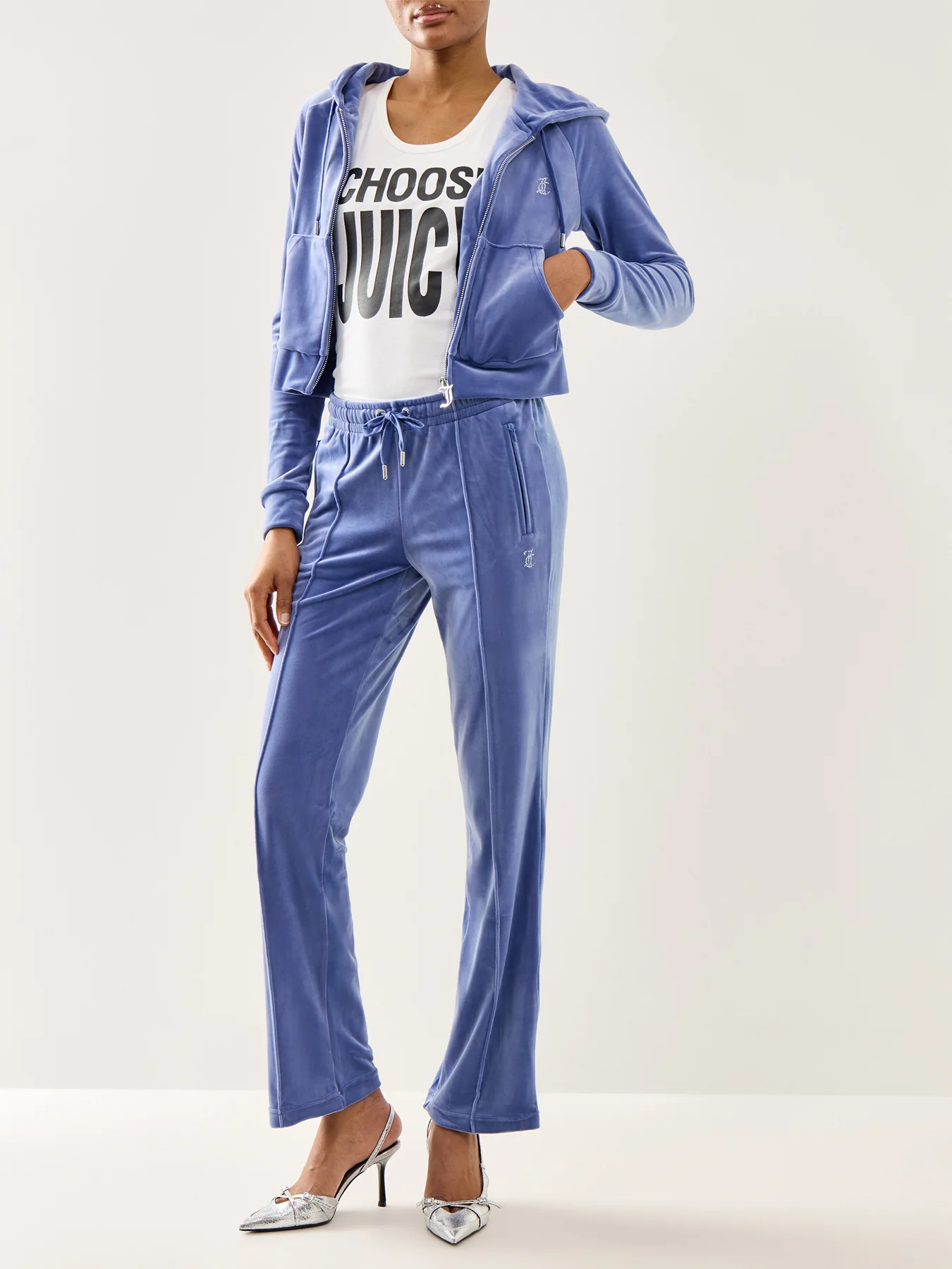 Madison Outline Hoodie Blue - Image 2