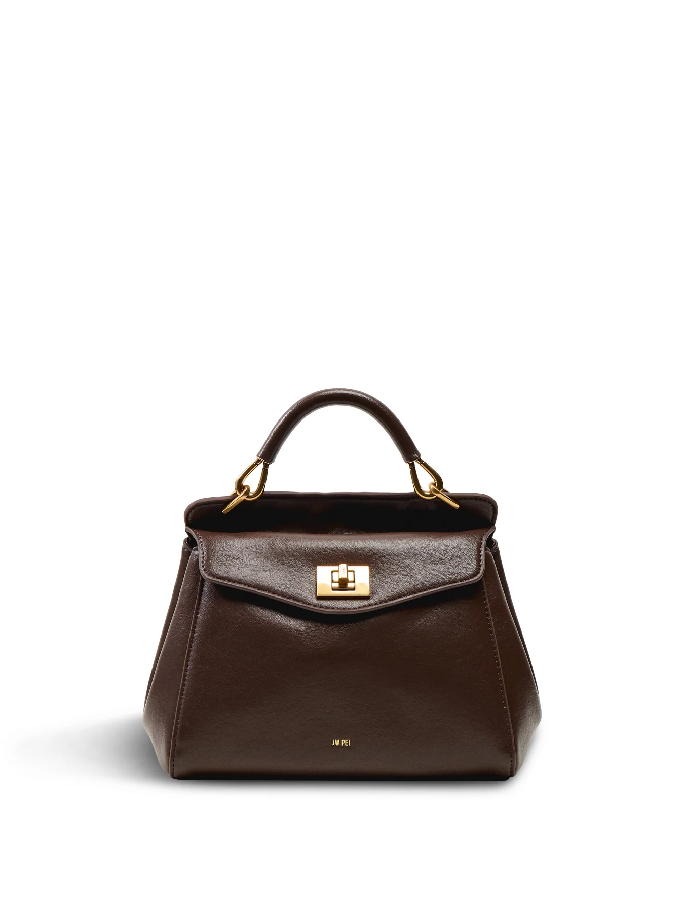 Lucia Classic Top Handbag Dark Brown Dark Brown