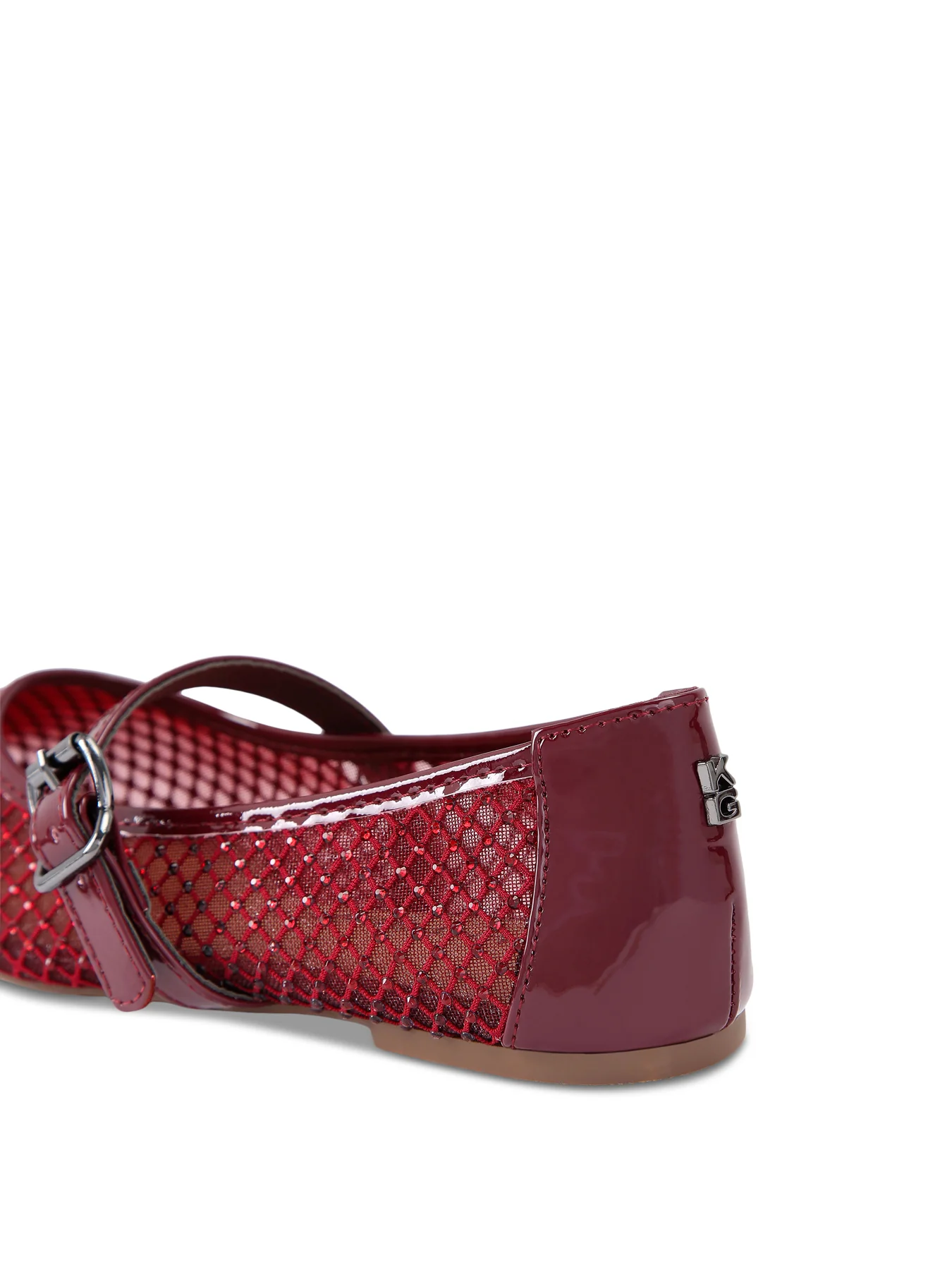 Nina Mesh Ballet Flat Wine - Image 3