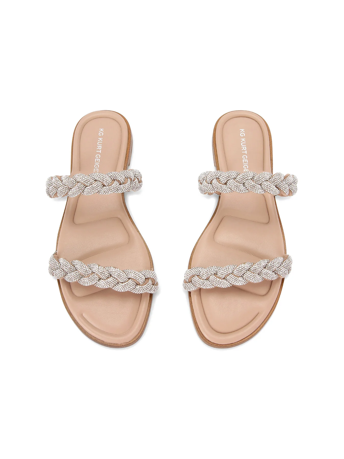 Riley Silvery Strappy Sandals - Image 2