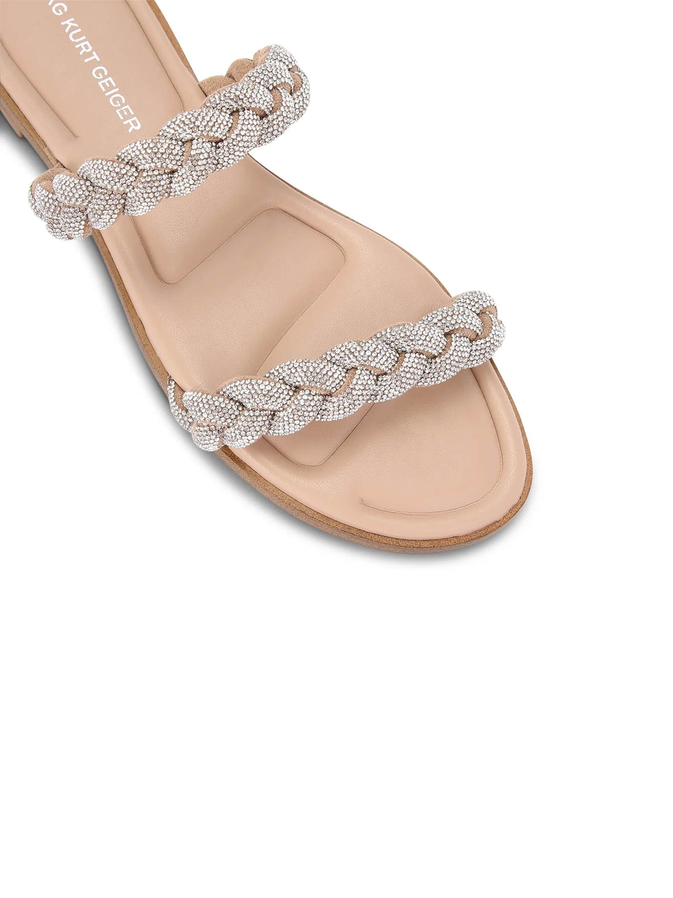 Riley Silvery Strappy Sandals - Image 4