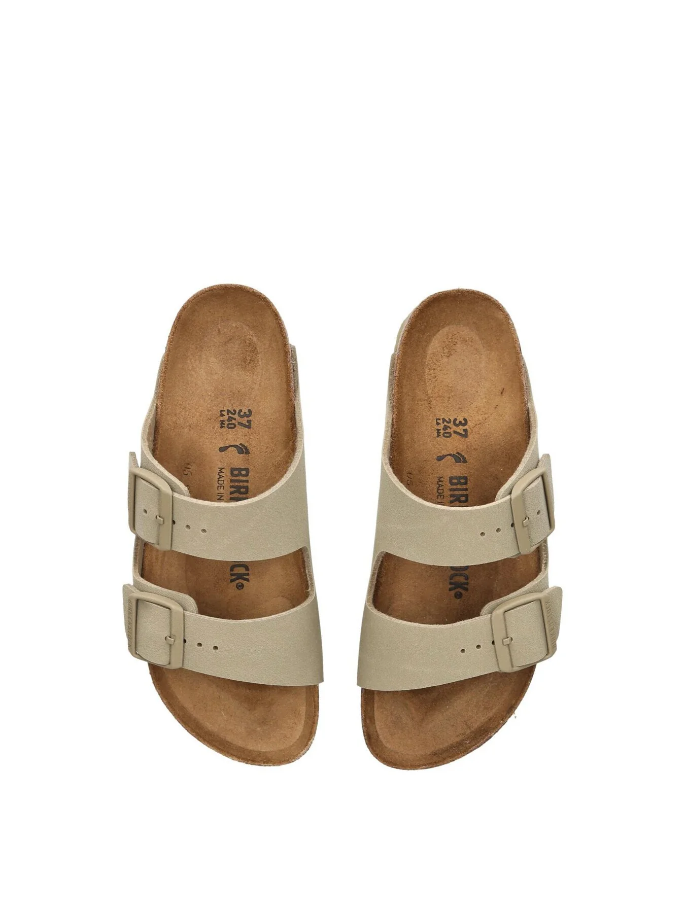 Arizona Birko-Flor Sandals Khaki - Image 2