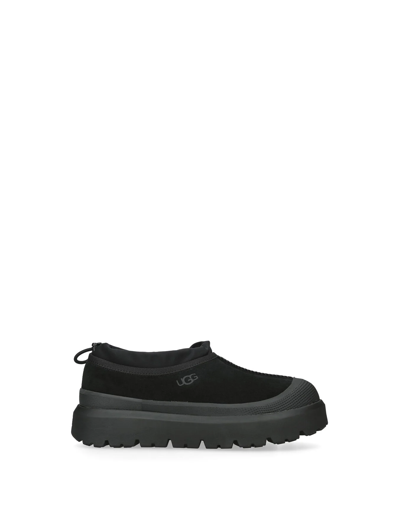 Mens Tasman Weather Suede Mules Black - Image 4