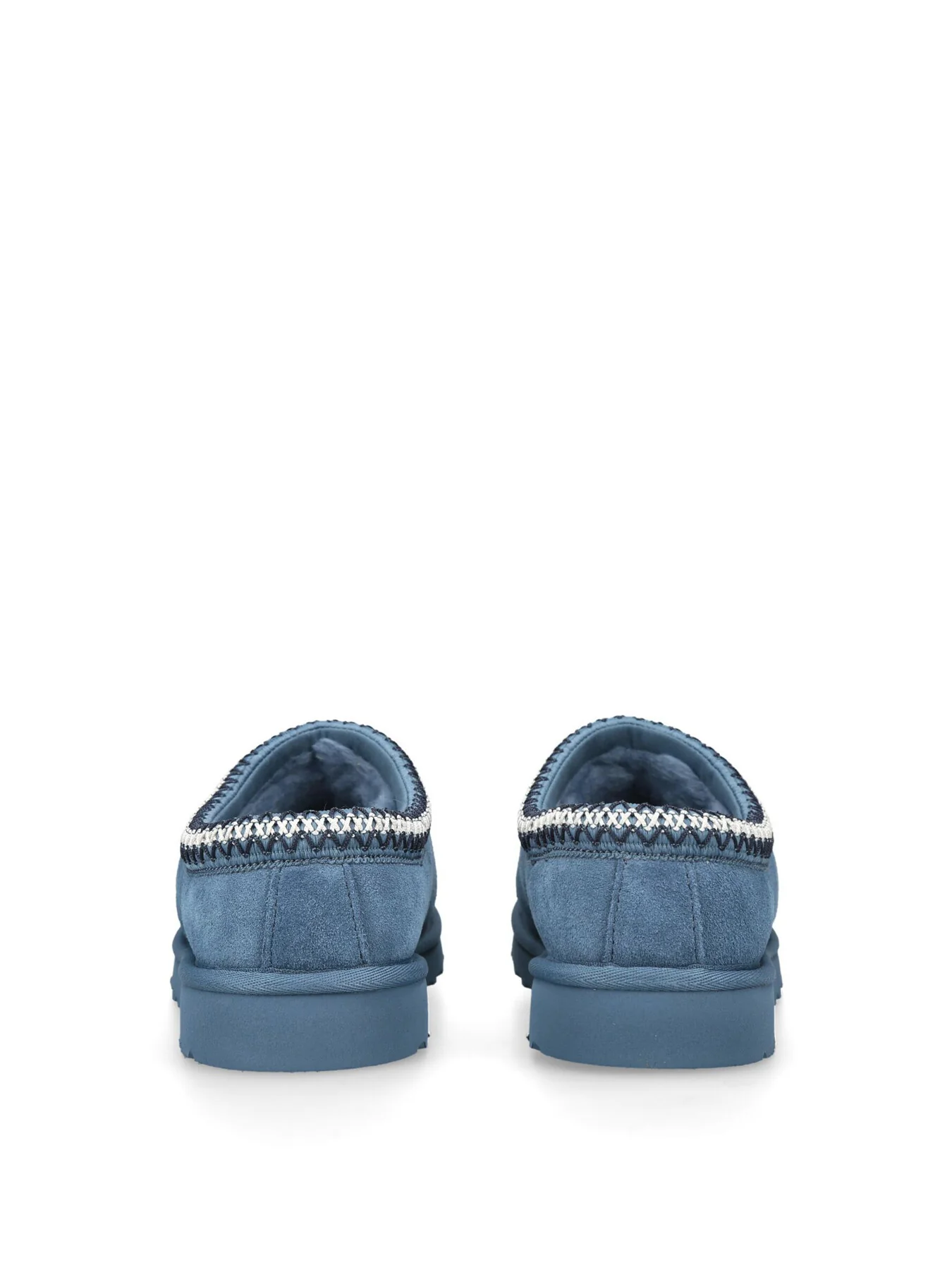 Mens Tasman Suede Slippers Blue - Image 3