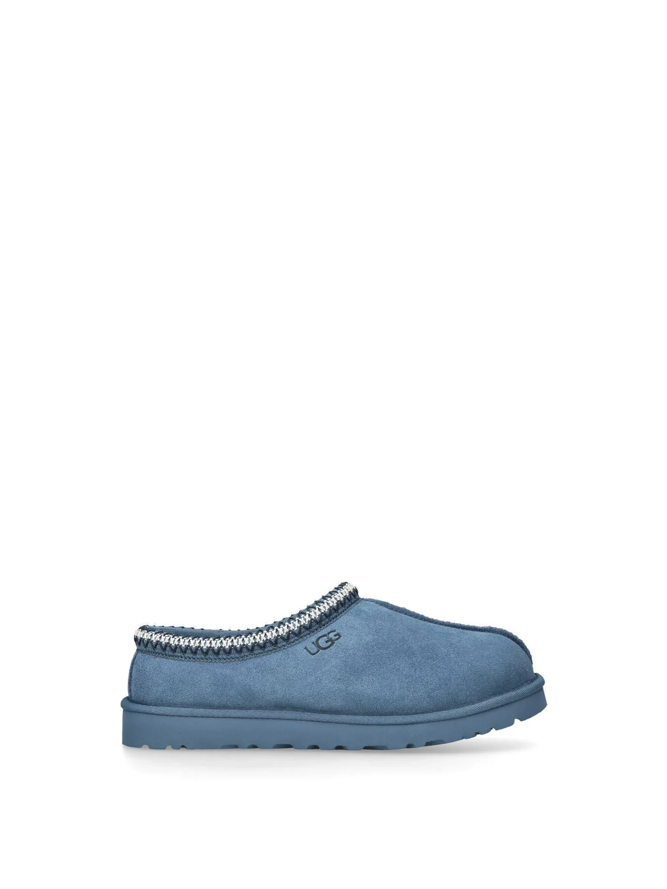 Mens Tasman Suede Slippers Blue - Image 4