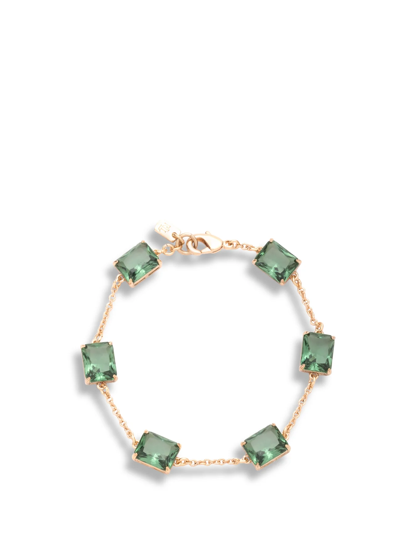 Multi Stone Flex Gold Bracelet