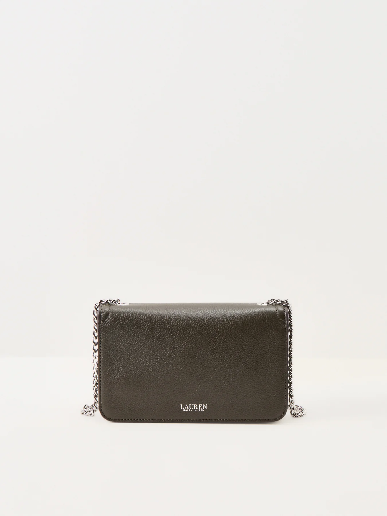 Bradley Large Leather Wallet On Chain Olive - Image 2