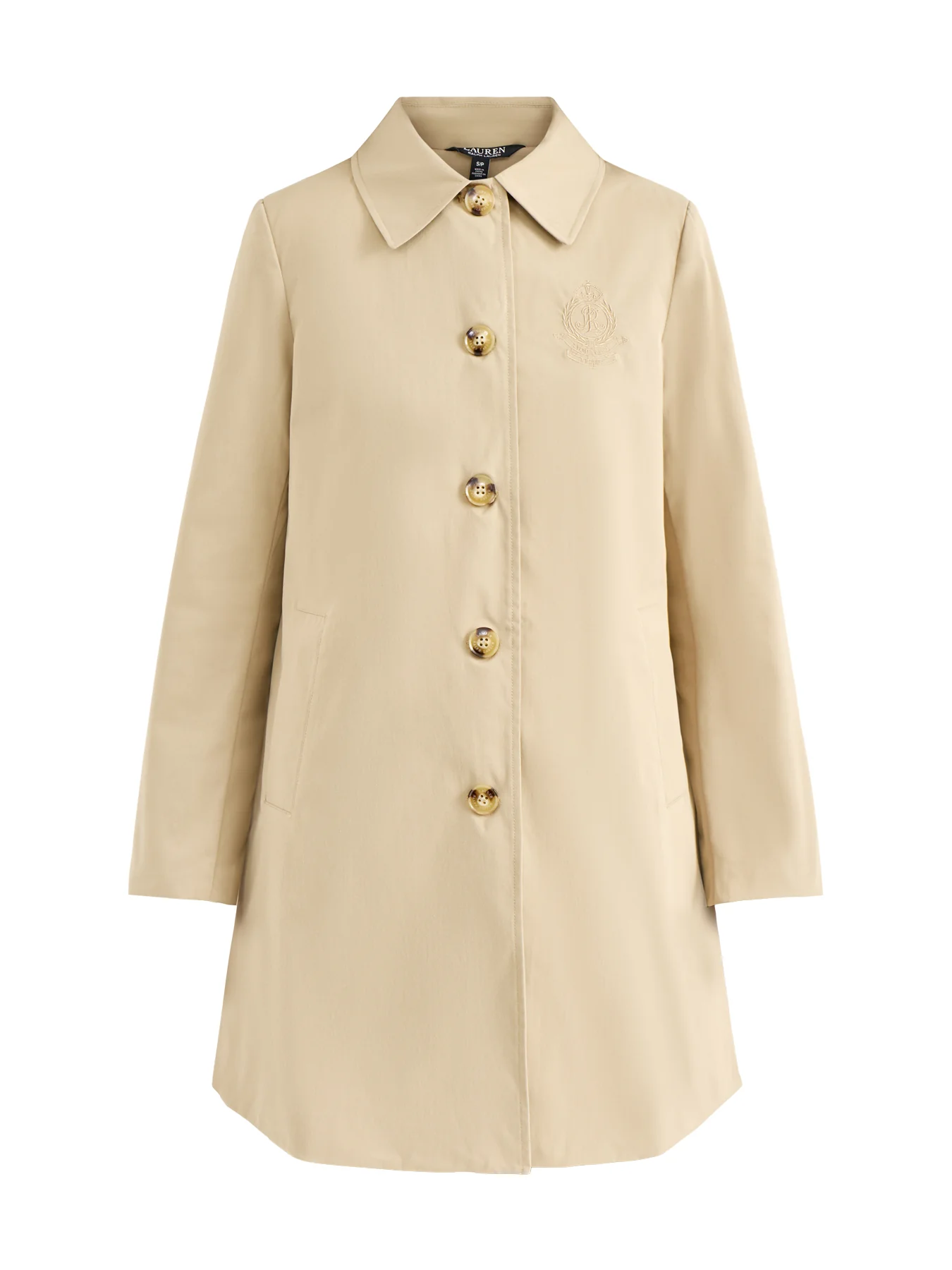 Balmacaan Lined Trench Beige