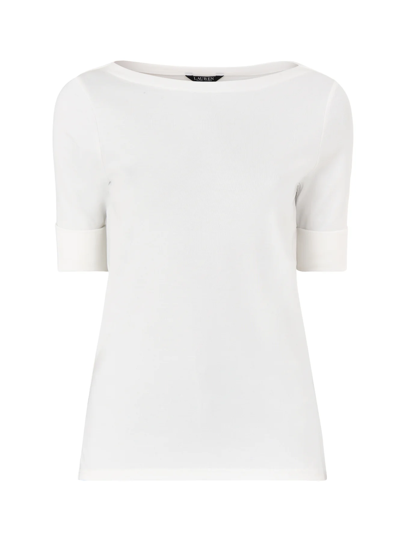 Judy Elbow Sleeve Knit White