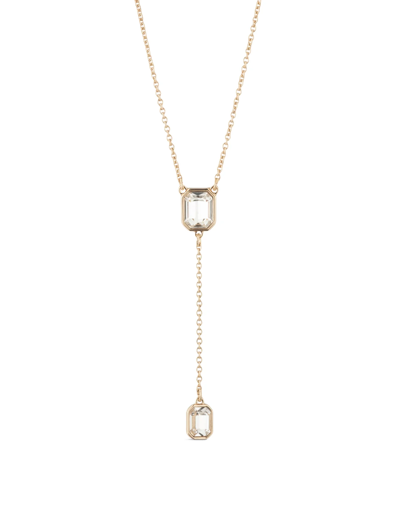 Nk 16in Stone Yneck-gldcry Necklace