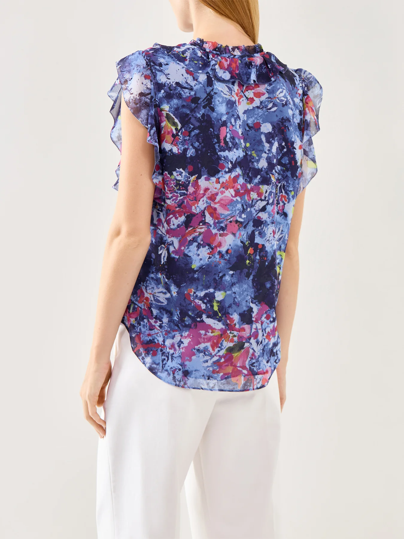 Perlette Floral Ruffle Blouse - Image 5