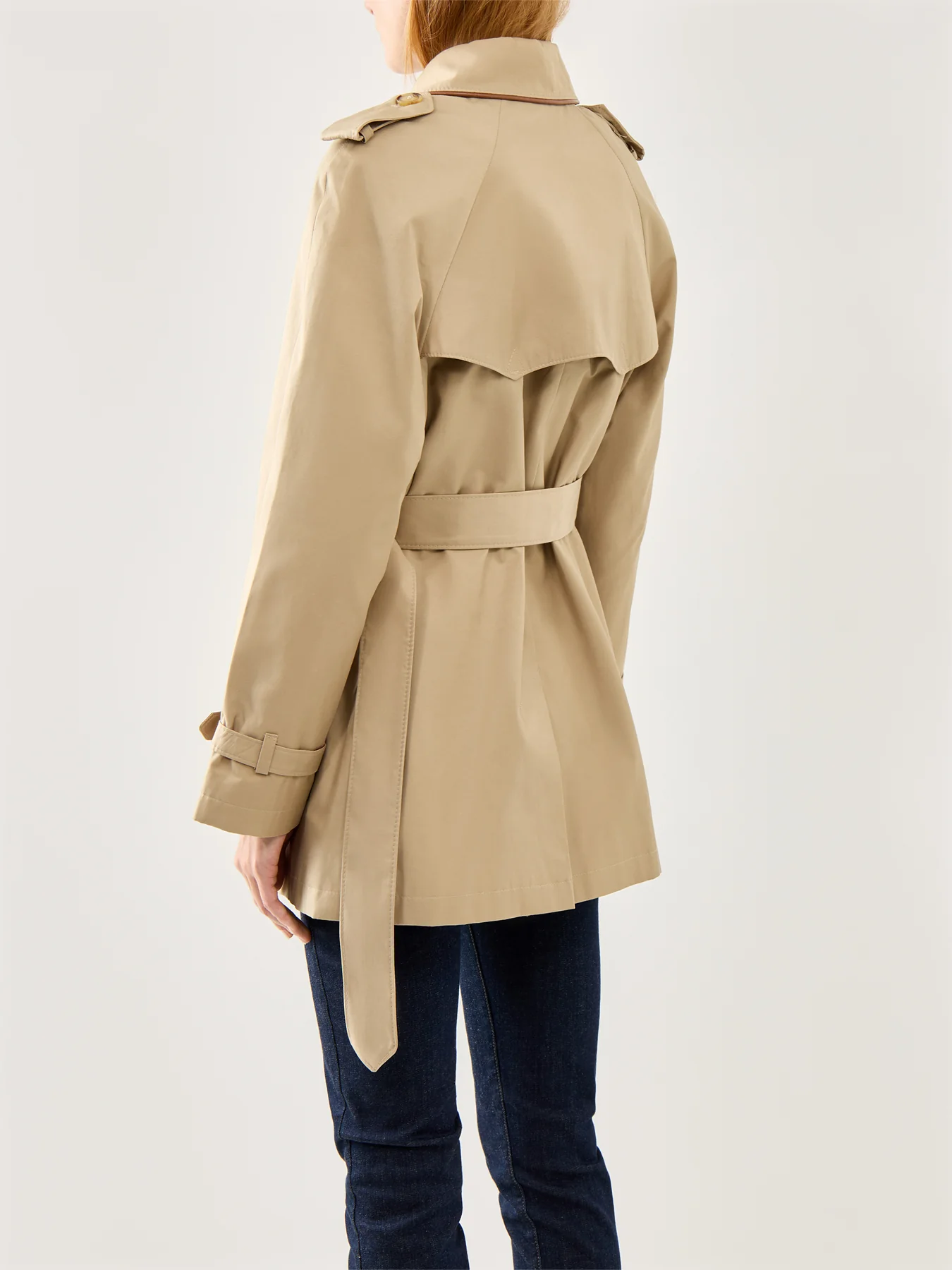 Short Trench Belted Coat - Image 5